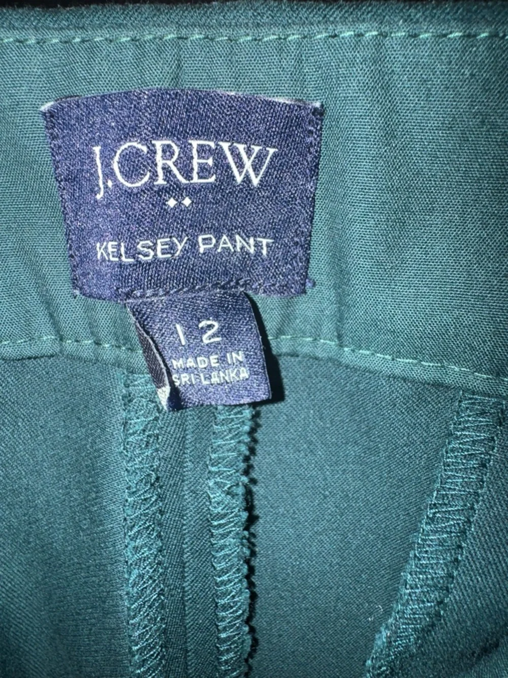 J. Crew Green Kelsey flare pants - Picture 3 of 13
